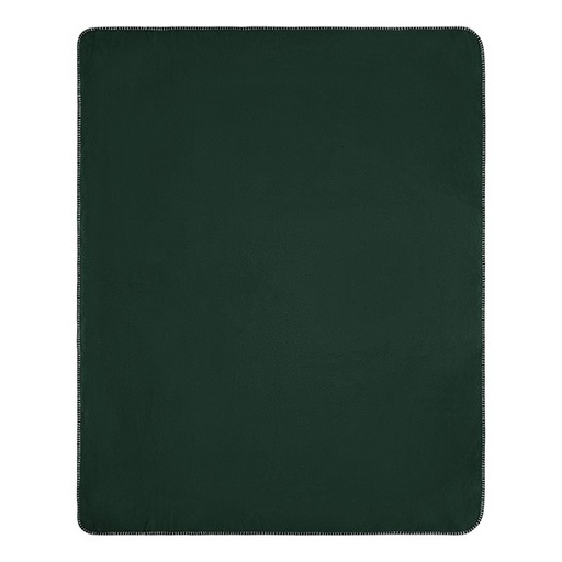 [JN1901-1000308915] Koc Uniwersalny Polarowy 130x170 JN1901 - Dark Green & Natural