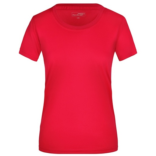 Damska koszulka sportowa Slim JN357 - Red