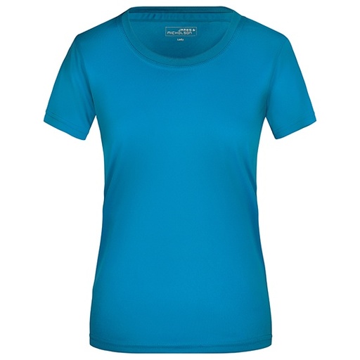 Damska koszulka sportowa Slim JN357 - Turquoise