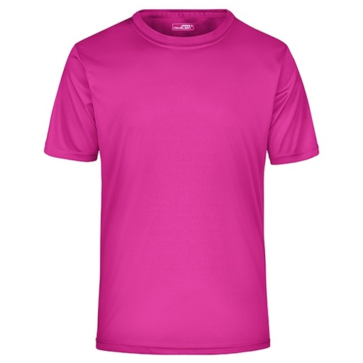 Koszulka sportowa męska krótki rękaw JN358 - Pink