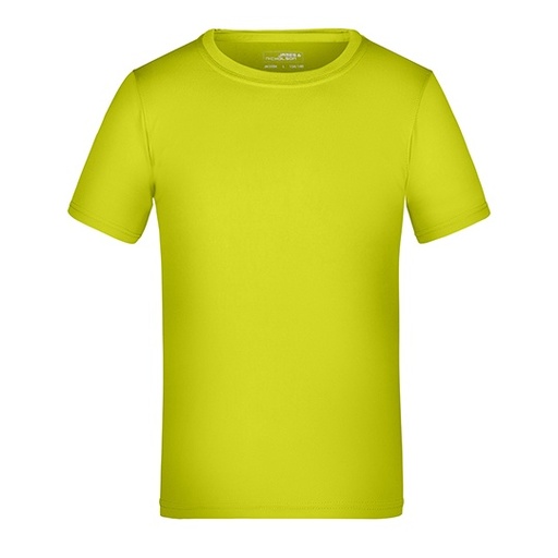 Dziecięca koszulka sportowa JN358K - Acid Yellow