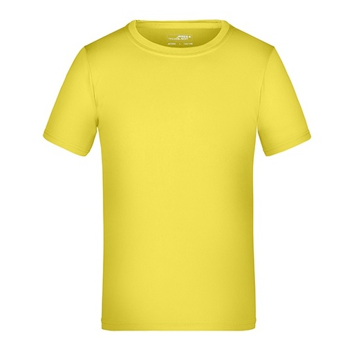 Dziecieca Koszulka Sportowa Odprowadzajaca Wilgoc JN358K - Yellow