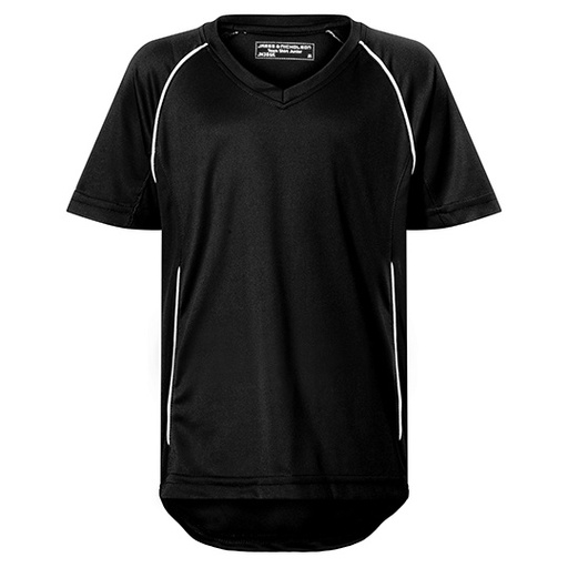 Dziecięca koszulka drużynowa JN386K - Black & White
