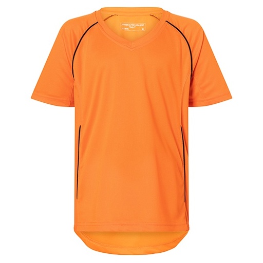 Dziecięca koszulka drużynowa JN386K - Orange & Black