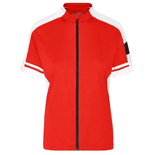 Damska Koszulka Rowerowa Slim Odprowadzajaca Wilgoc JN453 - Red