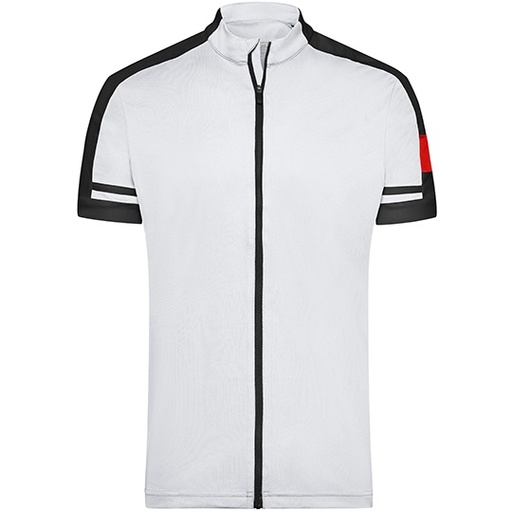 Koszulka Rowerowa Meska Odprowadzajaca Wilgoc JN454 - White