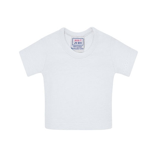 Mini T-shirt Klasyczny Bawelniany JN504 - White