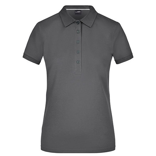 Damska koszulka polo slim JN707 - Carbon