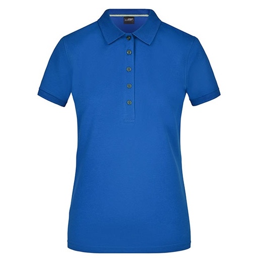 Damska koszulka polo slim JN707 - Royal