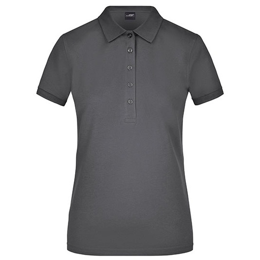 Damska koszulka polo slim JN709 - Graphite (Solid)