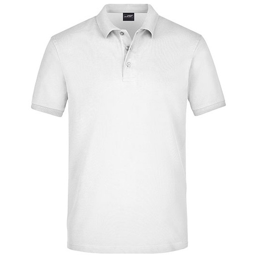 Koszulka Polo Męska Bawełniana Pique JN710 - White