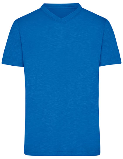 Męska koszulka Slub T-Shirt  - Bright Blue