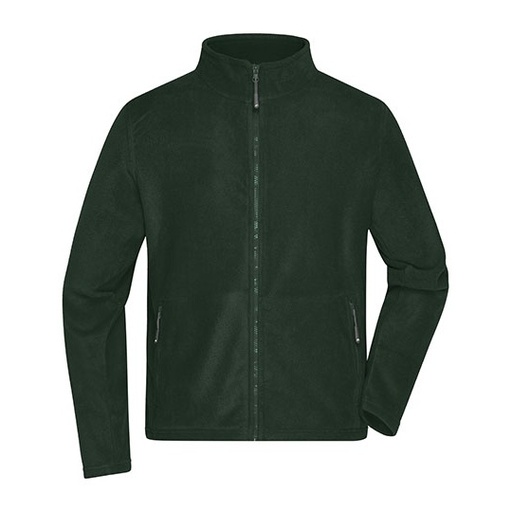 Kurtka Polarowa Meska Antypilingowa JN782 - Dark Green
