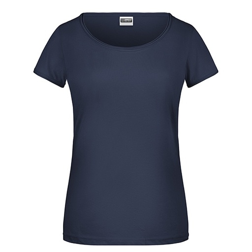 T-shirt Damski Slim Bawełniany JN8001 - Navy
