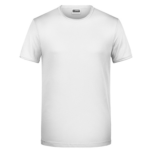 T-shirt męski klasyczny JN8002 - White