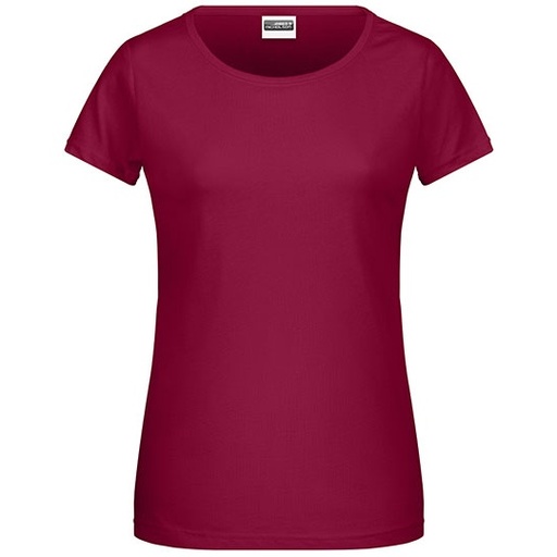 T-shirt damski slim JN8007 - Wine