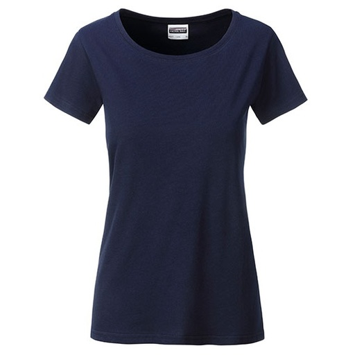 T-shirt damski slim JN8007 - Navy