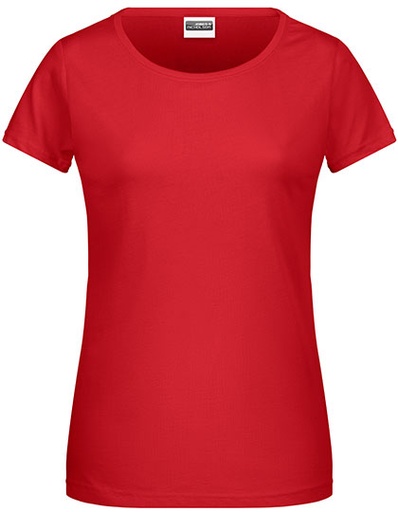 T-shirt Damski Klasyczny JN8007 - Red