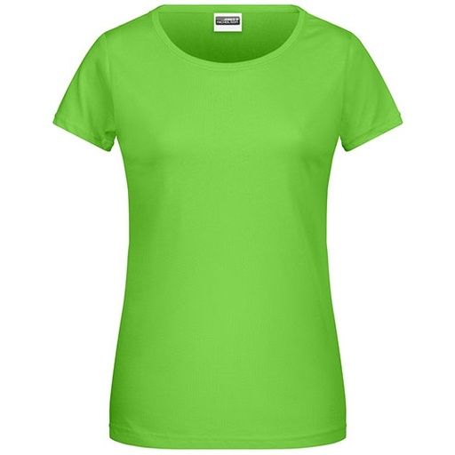 T-shirt damski slim JN8007 - Lime Green