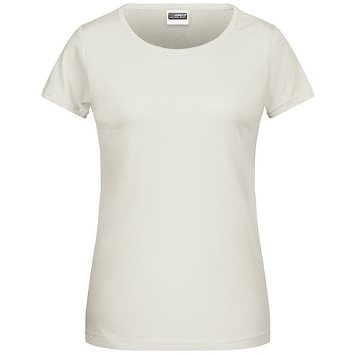 T-shirt damski slim JN8007 - Natural