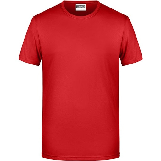 T-shirt Meski Klasyczny Odprowadzajacy Wilgoc JN8008 - Red