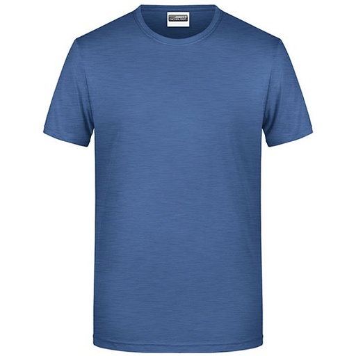 T-shirt męski JN8008 - Light Denim Melange