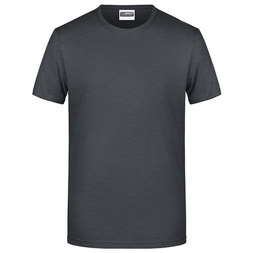 T-shirt męski z bawełny JN8008 - Black Heather