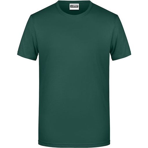 T-shirt męski klasyczny JN8008 - Dark Green