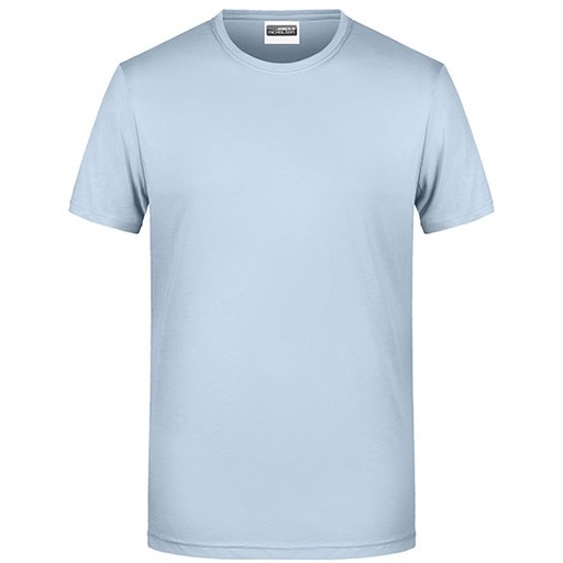 T-shirt męski klasyczny JN8008 - Light Blue