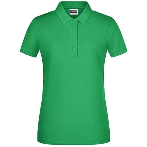 Damska koszulka polo slim JN8009 - Fern Green