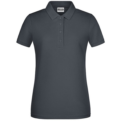 Damska koszulka polo slim JN8009 - Graphite (Solid)