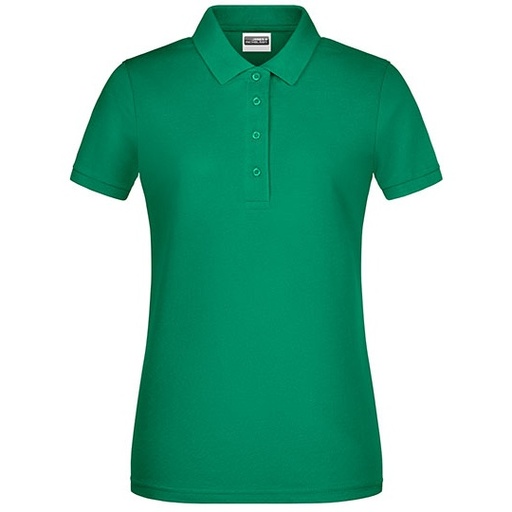 Damska koszulka polo slim JN8009 - Irish Green