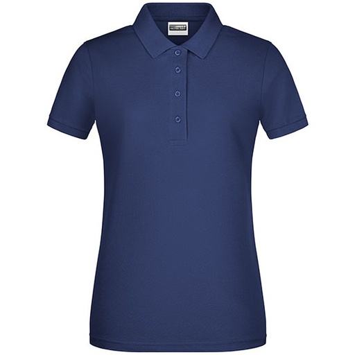 Damska koszulka polo slim JN8009 - Navy