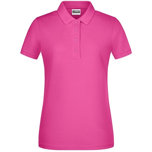 Damska koszulka polo slim JN8009 - Pink
