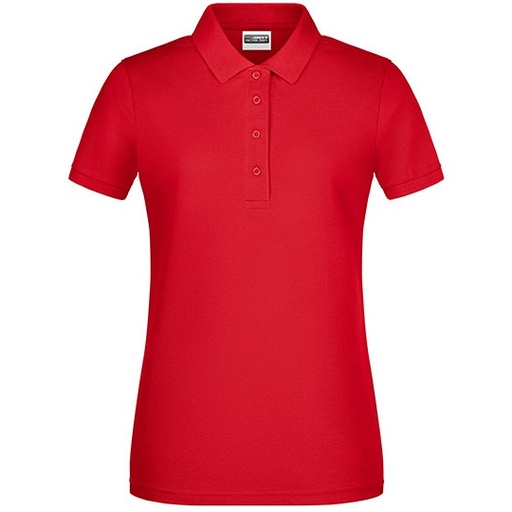 Damska koszulka polo slim JN8009 - Red