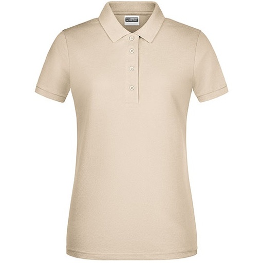 Koszulka Polo Damska Slim Pique JN8009 - Stone