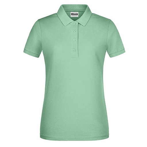 Koszulka Polo Damska Slim Pique JN8009 - Jade Green