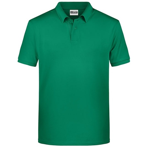 Męska melanżowa koszulka polo JN8010 - Irish Green