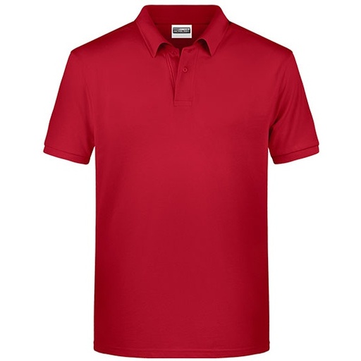 Męska melanżowa koszulka polo JN8010 - Red