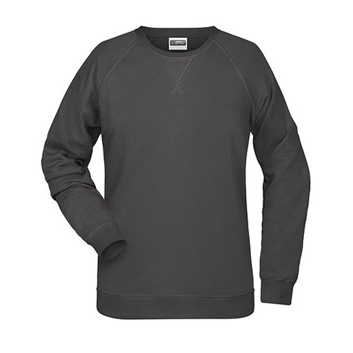 Damska bluza slim z raglanowymi rękawami JN8021 - Graphite (Solid)