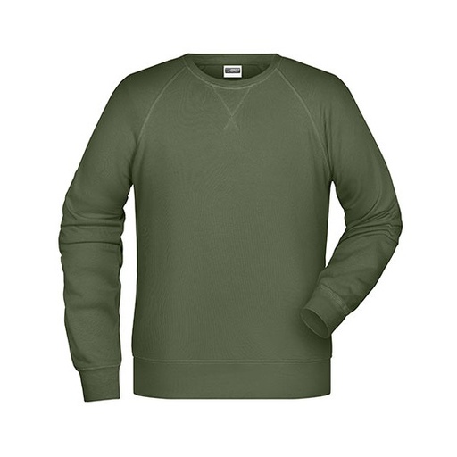 Bluza Męska Raglanowa Bawełniana JN8022 - Olive