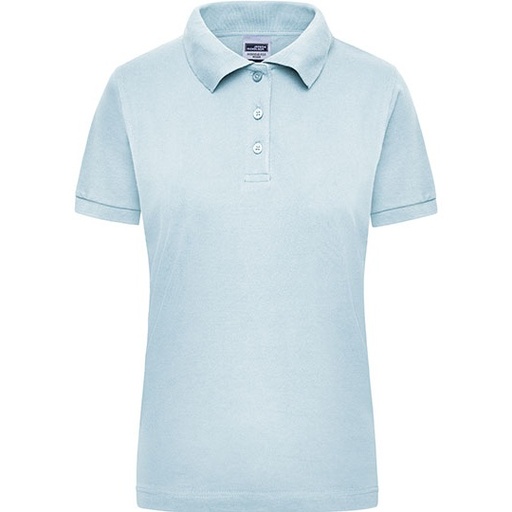 Damska koszulka polo slim JN803 - Light Blue
