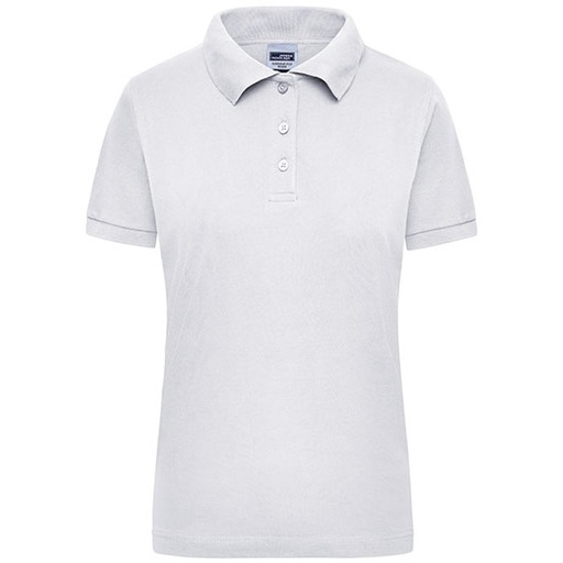 Koszulka Polo Damska Slim Fit JN803 - White