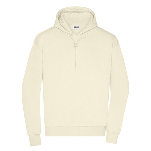 Bluza męska oversize z kapturem JN8034 - Vanilla