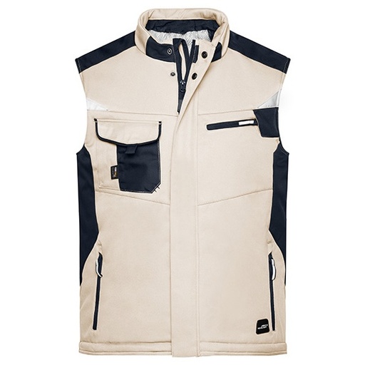 Kamizelka Robocza Softshell Odblaskowa JN825 - Stone & Black