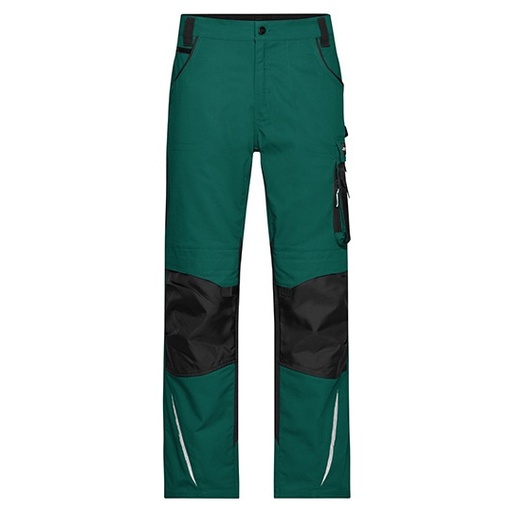 Spodnie Robocze Wzmocnione Wytrzymale JN832 - Dark Green & Black