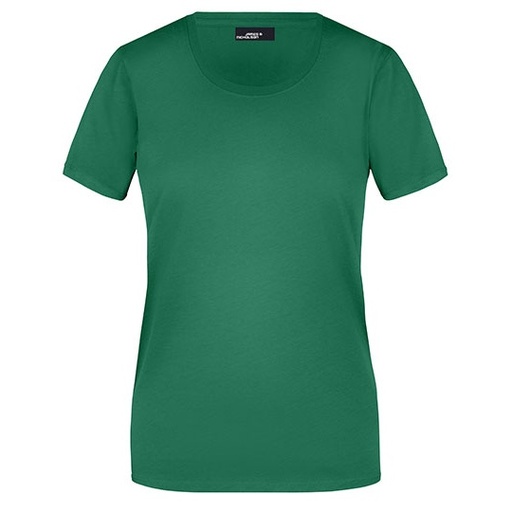 Damski t-shirt slim JN901 - Dark Green