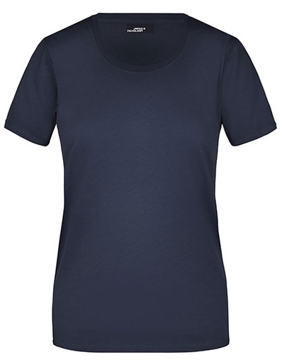 Damski T-shirt slim JN901 - Navy