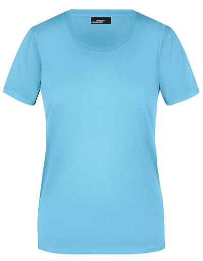 Damski t-shirt slim JN901 - Sky Blue