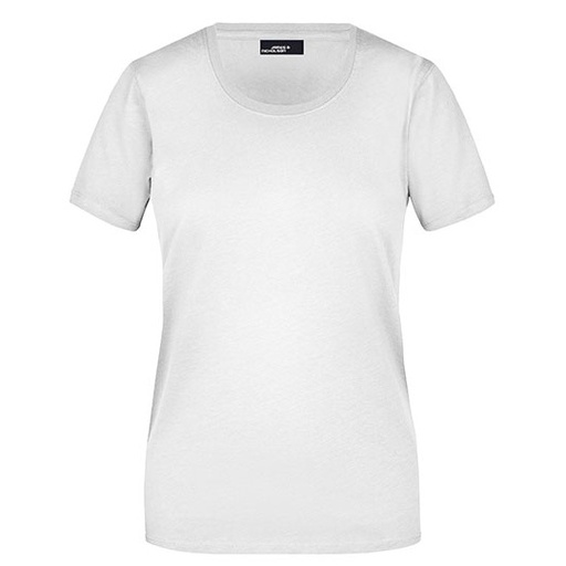 Koszulka Damska Slim Fit Bawełniana JN901 - White